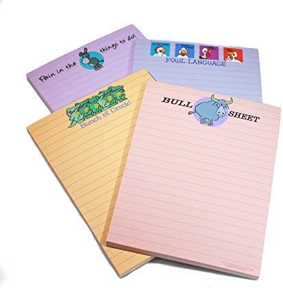 Stonehouse Collection Assorted Note Pads Set of 4