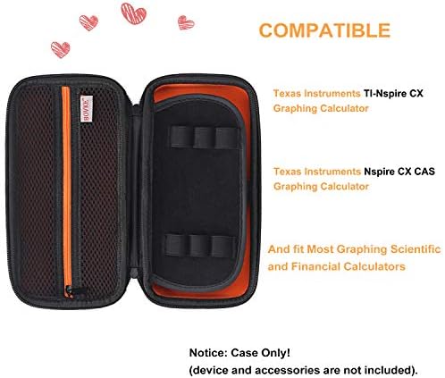 BOVKE Calculator Case for TI-Nspire CX II CAS - Black