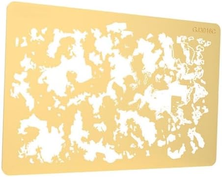 Brass Airbrush Stencils for Model Painting and Decorating