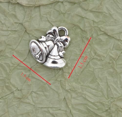 30 Pcs Jingle Bell Charms for Jewelry Making