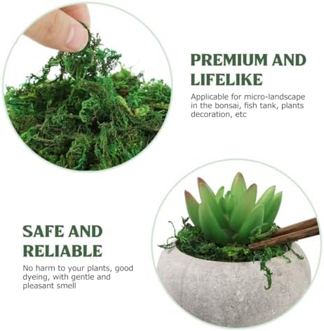 Unomor Artificial Moss for Potted Plants and DIY Crafts