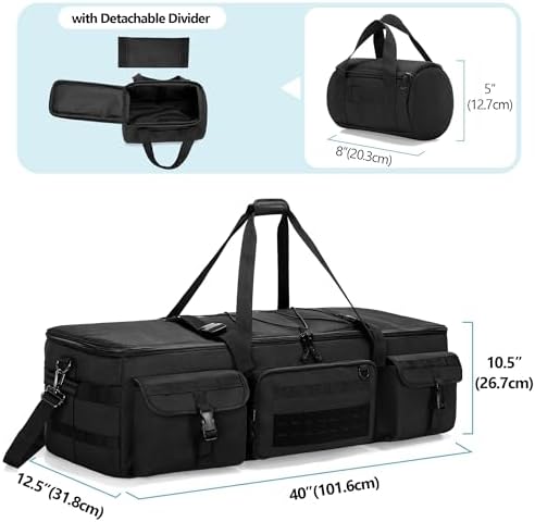 HODRANT 40 Inch Telescope Travel Bag with Soft Pads and Fixed Buckles