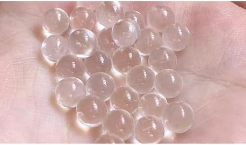 Yeetschi 4mm Clear Quartz Beads Insert 30 Pack