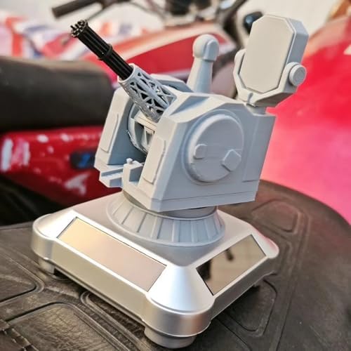 3D Printed Solar Powered Military Rotating Ornament