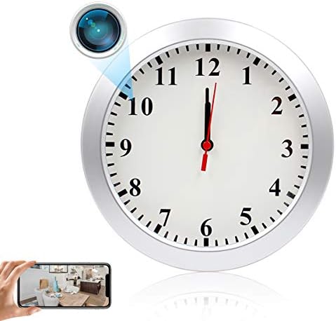 Hidden Spy Camera Wall Clock with HD WiFi and Motion Detection