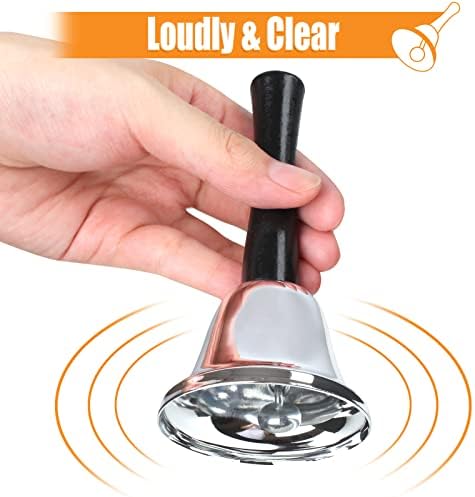 Joyberg 2 Pack Silver Steel Hand Bells