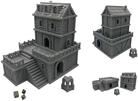 Hautico Medieval Terrain Set for 18mm Miniatures Wargames