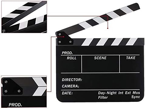 Coolbuy112 Magnetic Clapboard with Dry Erase Film and Custom Pens