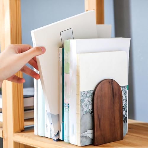Wood Bookends Universal Economy Bookend Set