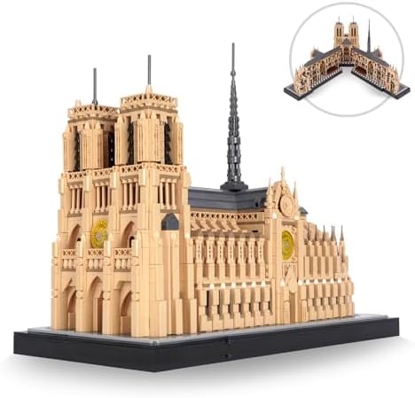 Notre-Dame de Paris Architecture Model Building Block Set