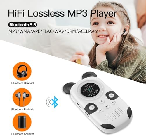 RUIZU 64GB MP3 Player for Kids with Bluetooth 53