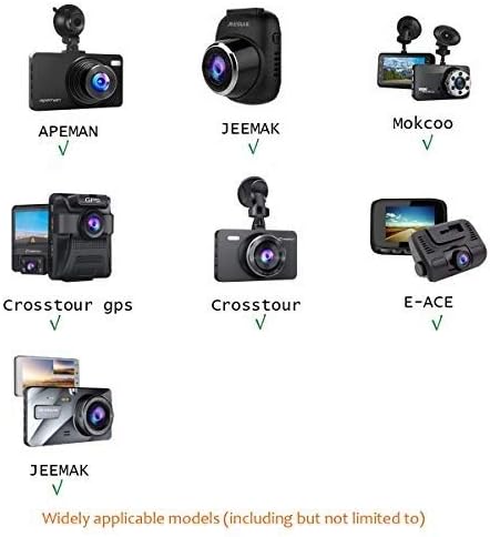 Universal Dash Cam Suction Mount - 360 Rotating for Multiple Models