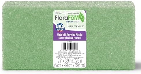 FloraCraft FloraFome Block Green 2x39x775 Inches