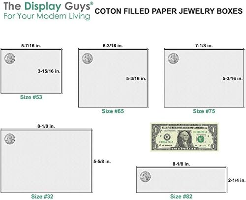 TheDisplayGuys 100 Pack Jewelry Boxes for Shipping Storage