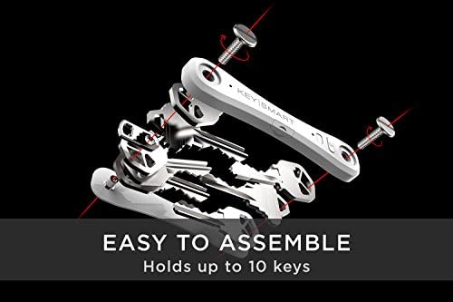 KeySmart Pro - Key Holder with LED Flashlight and Tile Bluetooth