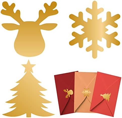 Whaline 300Pcs Christmas Envelope Seal Stickers