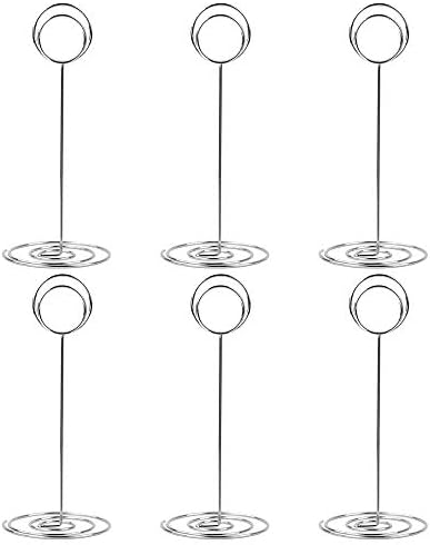10 Pack Silver Memo Holders with Photo Stand