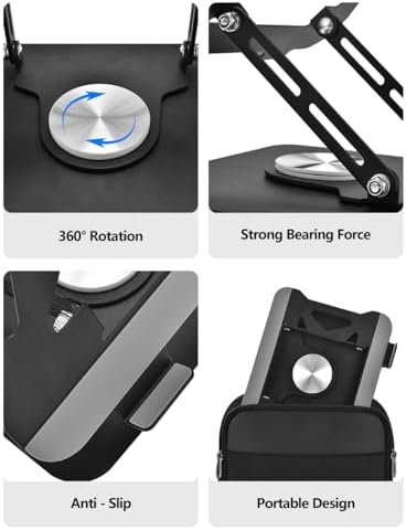 Laptop Stand for Desk with 360 Rotating Base