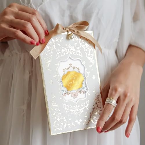 300 Pcs Gold Envelope Seal Stickers Youre Invited
