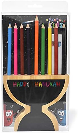 Cazenove Hanukkah Kids Menorah Pencil Holder