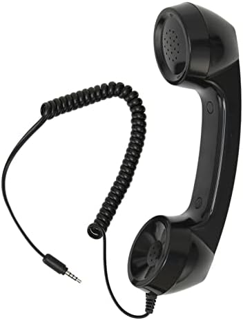 Retro Telephone Handset with Volume Control and 35mm Plug