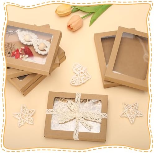 60 Pcs Greeting Card Storage Boxes with Transparent Window