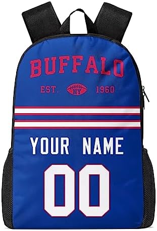 Buffalo Custom Backpack High Capacity Laptop Bag Travel Bag