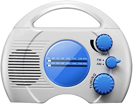 SY-910 Mini Portable AM FM Shower Radio with Built-In Speaker