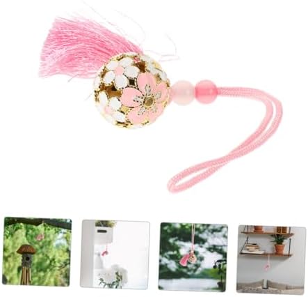 Unique Japanese Cherry Blossom Bell Pendant Charm for Women