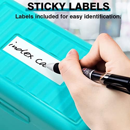 H4D Index Card Holder 3x5 3 Packs Red Green Yellow