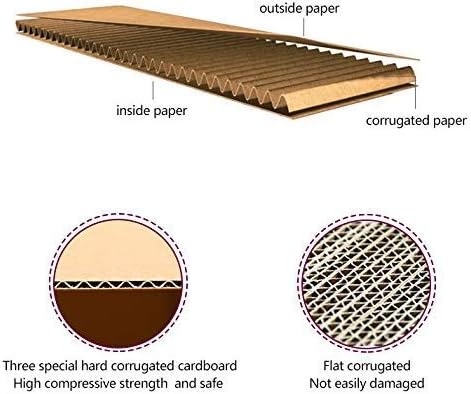 RUSPEPA Recyclable Corrugated Box Mailers 6x4x1