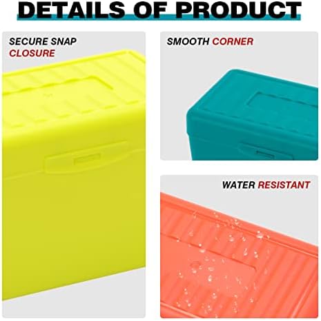 H4D Index Card Holder 3x5 3 Packs Red Green Yellow