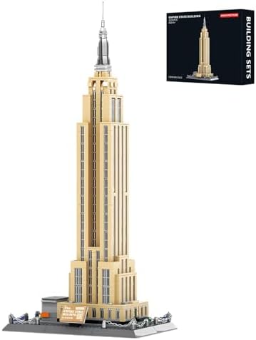 Empire State Architecture Building Block Set with 1570 Pieces
