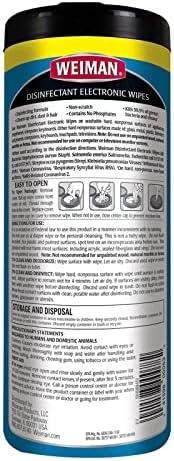 Weiman Disinfecting Electronic Wipes 30 Count
