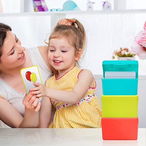 H4D Index Card Holder 3x5 3 Packs Red Green Yellow