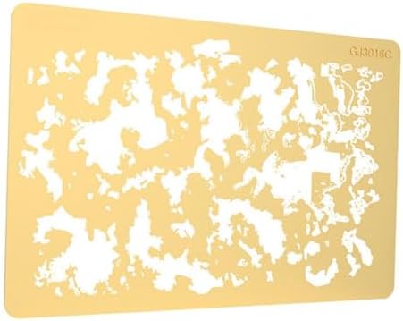 Brass Airbrush Stencils for Model Painting and Decorating