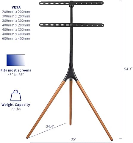 VIVO Artistic Easel TV Stand 45-65 inch