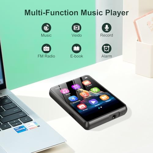 128GB MP3 Player with Bluetooth 54 and Built-in Speaker
