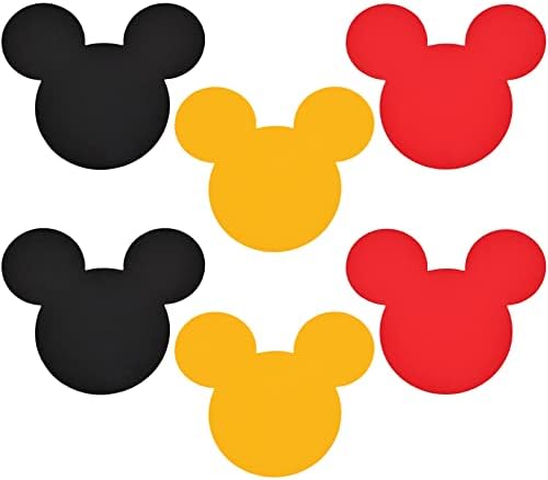 45 Pcs Cartoon Mouse Cutouts for Birthday Party Decorations