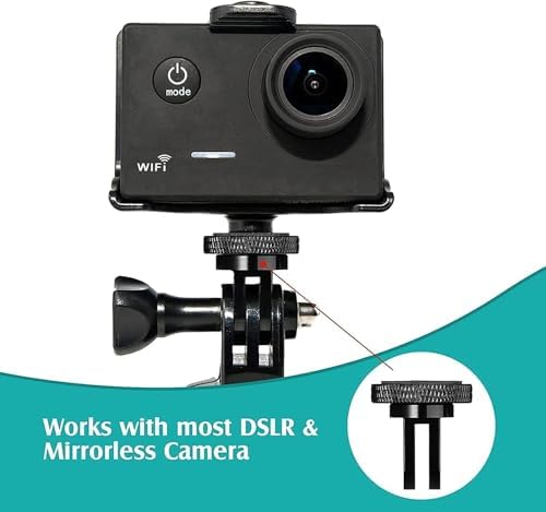 Aluminum Camera Mount Adapter 14-20 for GoPro and Insta360