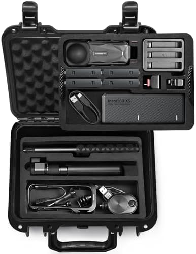 Lekufee Waterproof Carrying Case for Insta360 X5 X4 X3