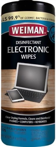 Weiman Disinfecting Electronic Wipes 30 Pack