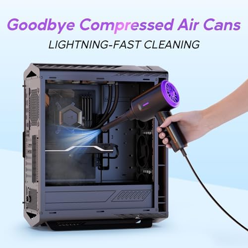 Goweto Electric Air Duster - Powerful Motor for Cleaning Electronics