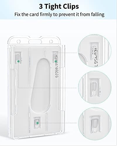 Pawfly 2 Card Vertical Badge Holder with Thumb Slot