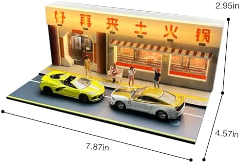 Fremego 164 Scale Hot Pot Restaurant Diorama Model Kit