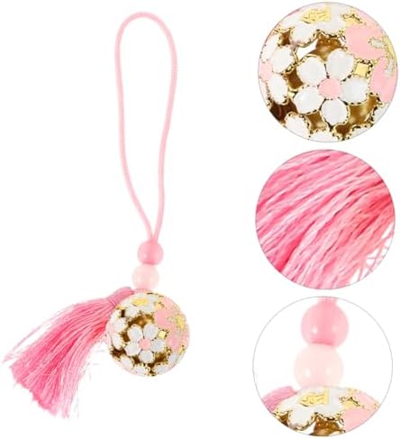 Unique Japanese Cherry Blossom Bell Pendant Charm for Women