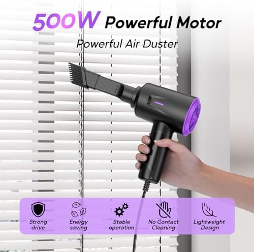 Goweto Electric Air Duster - Powerful Motor for Cleaning Electronics