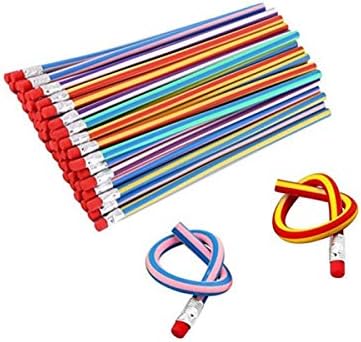 Haawooky 35 Piece Flexible Pencil Magic Bend Toy for Kids