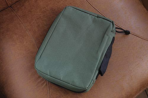 Compass Bible Cover with Zipper and Handle