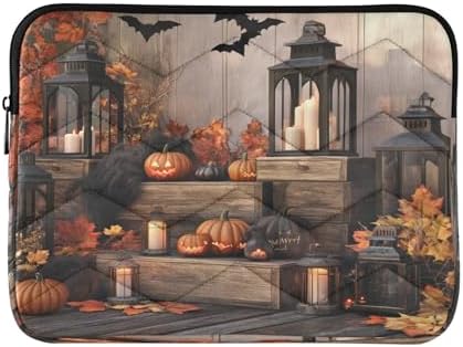 Halloween Bats Laptop Sleeve Case Cover for 13-14 Inch Laptops